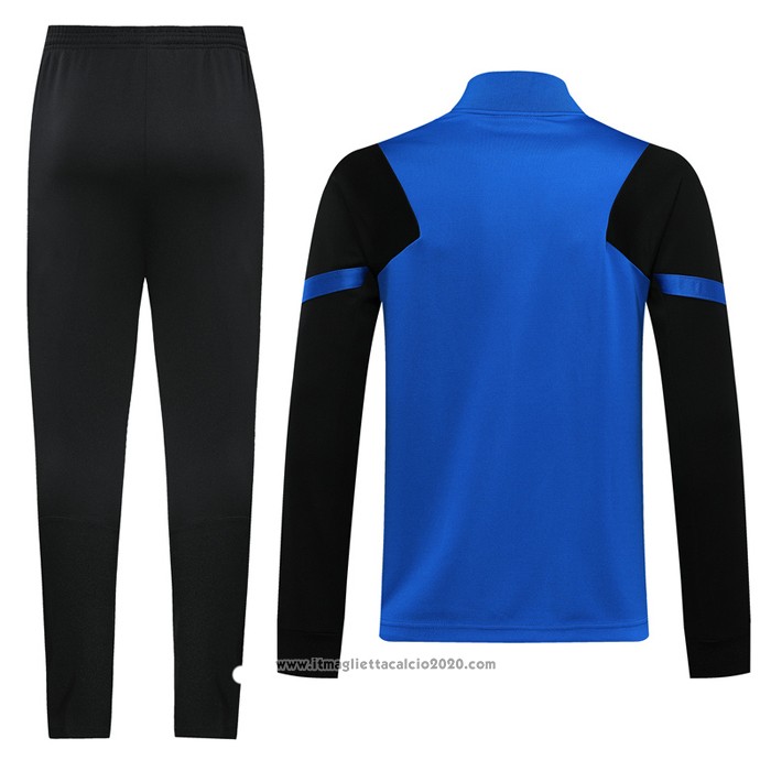 Tuta da Track Giacca Inter 2020 2021 Blu e Nero
